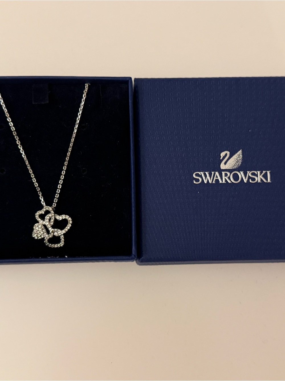 Swarovski Clover-Link Pendant Necklace